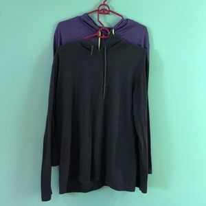 Grey and purple Sweatshirts